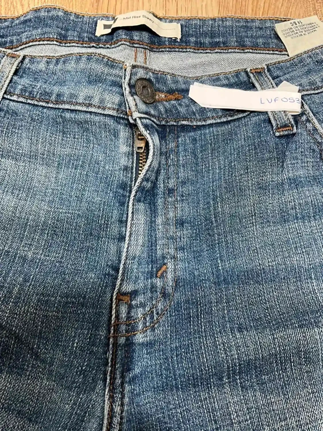 Jean Levi's Mid Rise Skinny Taille 14 Prepy Bleu Lvf 053 – photo 4
